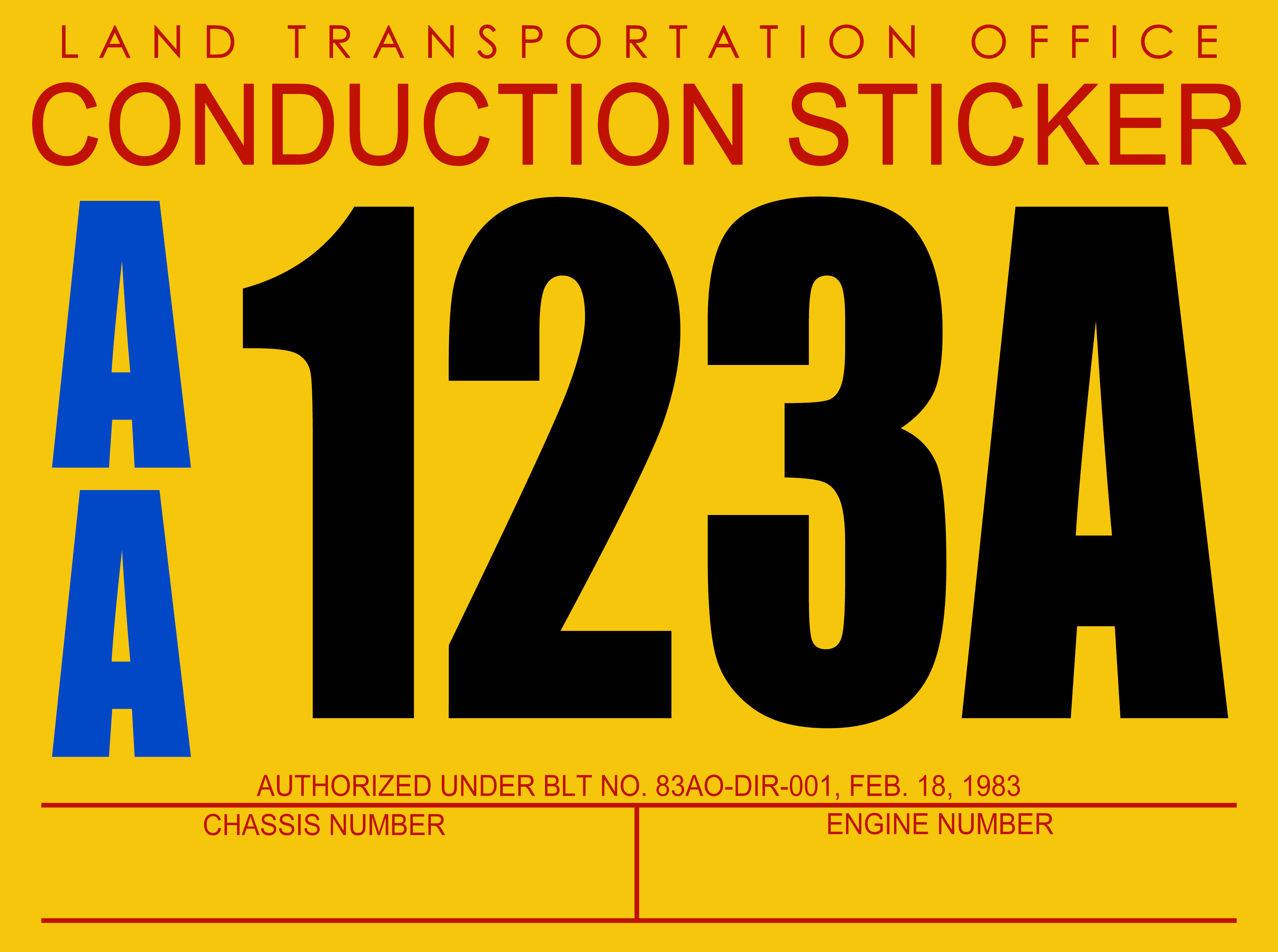 Conduction Sticker Example
